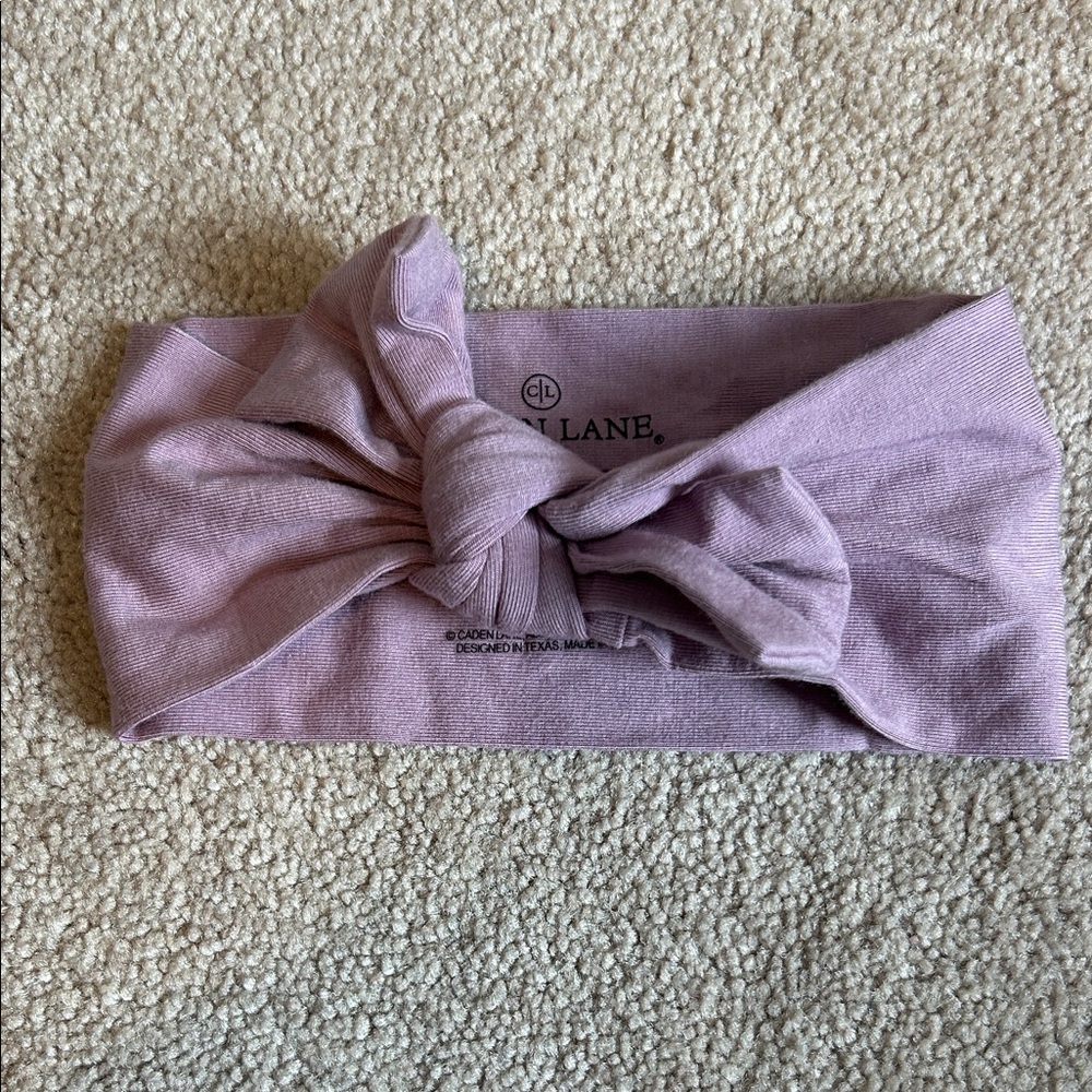 Caden Lane Lavender Baby Headband Bow